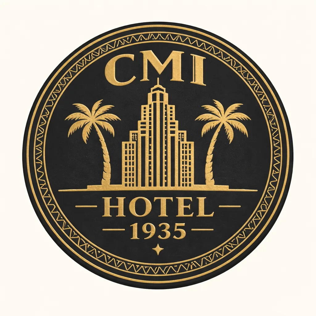 Vintage CMI Hotel 1935 Logo